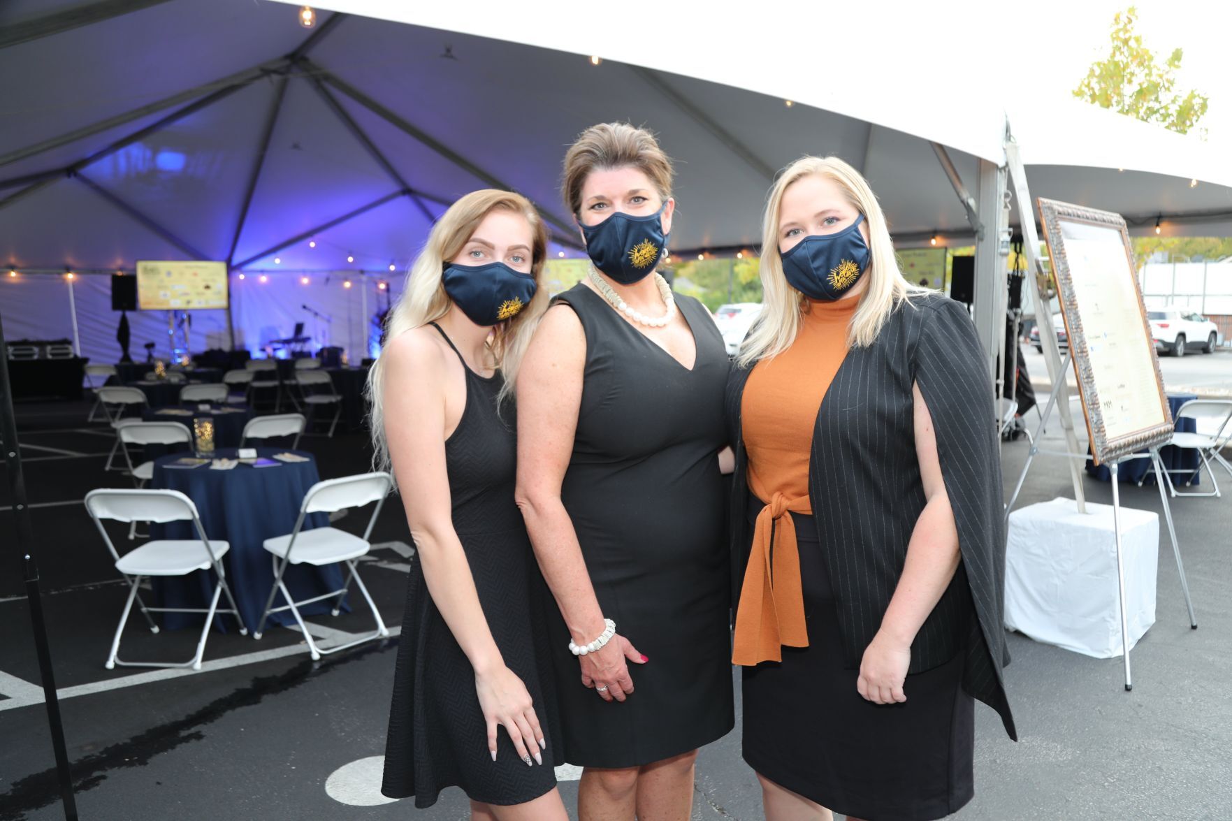 Emma Winston, Lori Thaman, executive director, Liz Thaman